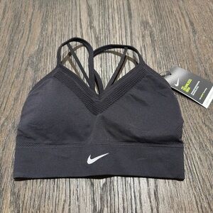 Nike Women's Black and White Sports Bra